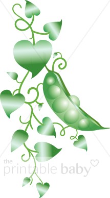     May Also Like Peapod With Two Peas Pea In A Pod Flourish Waving Pea In