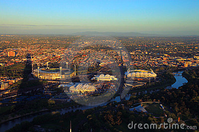 Melbourne Park   Sports Arenas Editorial Photography   Image  23972167