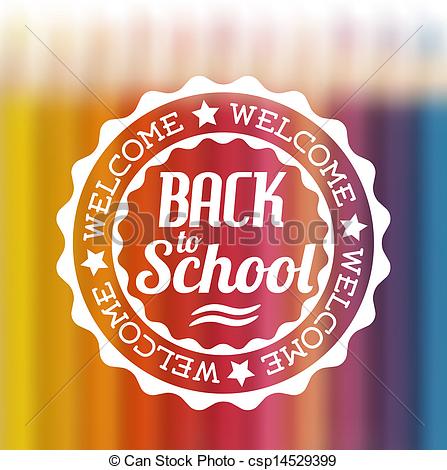Of Vector Back To School Illustration   Vector Retro Style Back