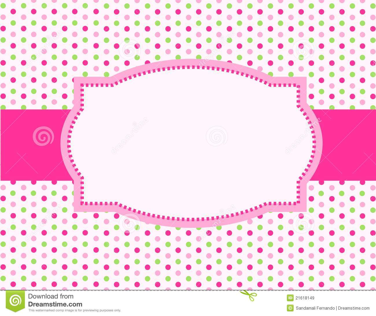 Polka Dot Background Frame Royalty Free Stock Images   Image  21618149