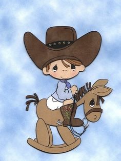 Precoius Moments Cowboy Cowgirl   Precious Moments Cowboy Paper