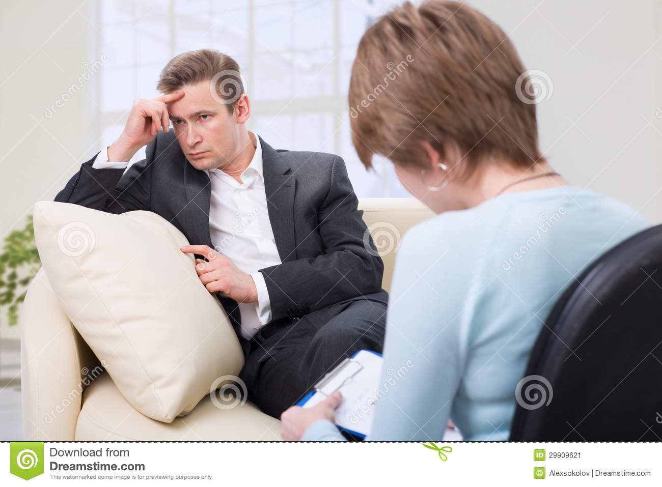 Psychologist Clipart Talking With Psychologist