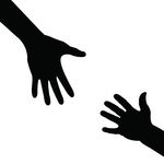 Reaching Hand Silhouette   Clipart Panda   Free Clipart Images