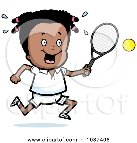 Royalty Free  Rf  Tennis Player Clipart Illustrations Vector