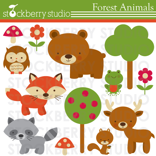 Stockberry Studio  Baby Safari Animals