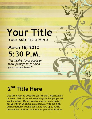 Womens Conference Flyer Design Template   Flyer Templates