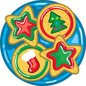 Christmas Cookies   Clipart Graphic