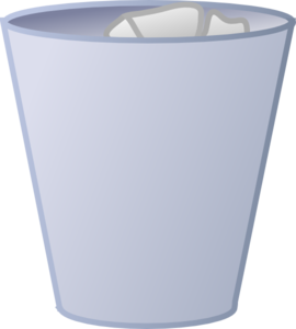 Cleaned Garbage Can Clip Art At Clker Com   Vector Clip Art Online