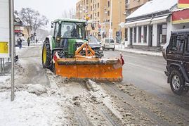 Clearing Roads Of Snow