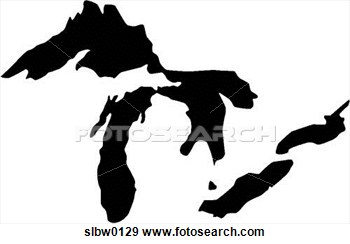 Clip Art   Great Lakes  Fotosearch   Search Clipart Illustration