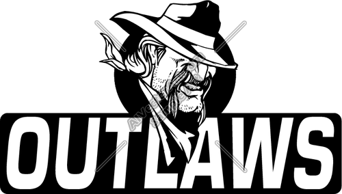 Clipart Vector Art Of Outlaw