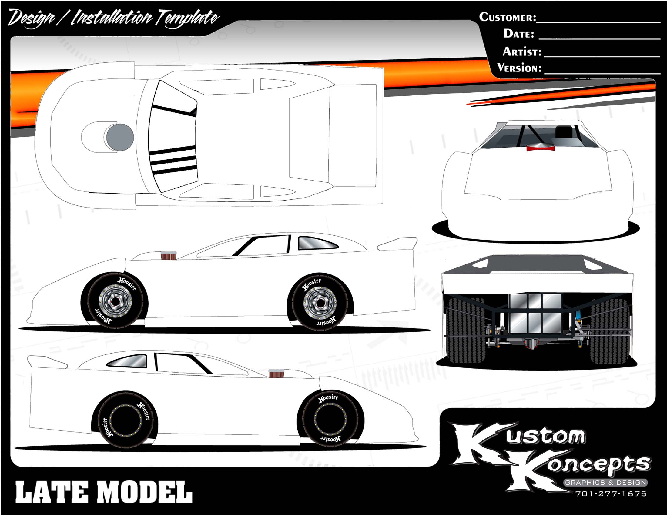 Dirt Modified Race Car Coloring Pages