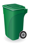 Empty Garbage Can Clipart