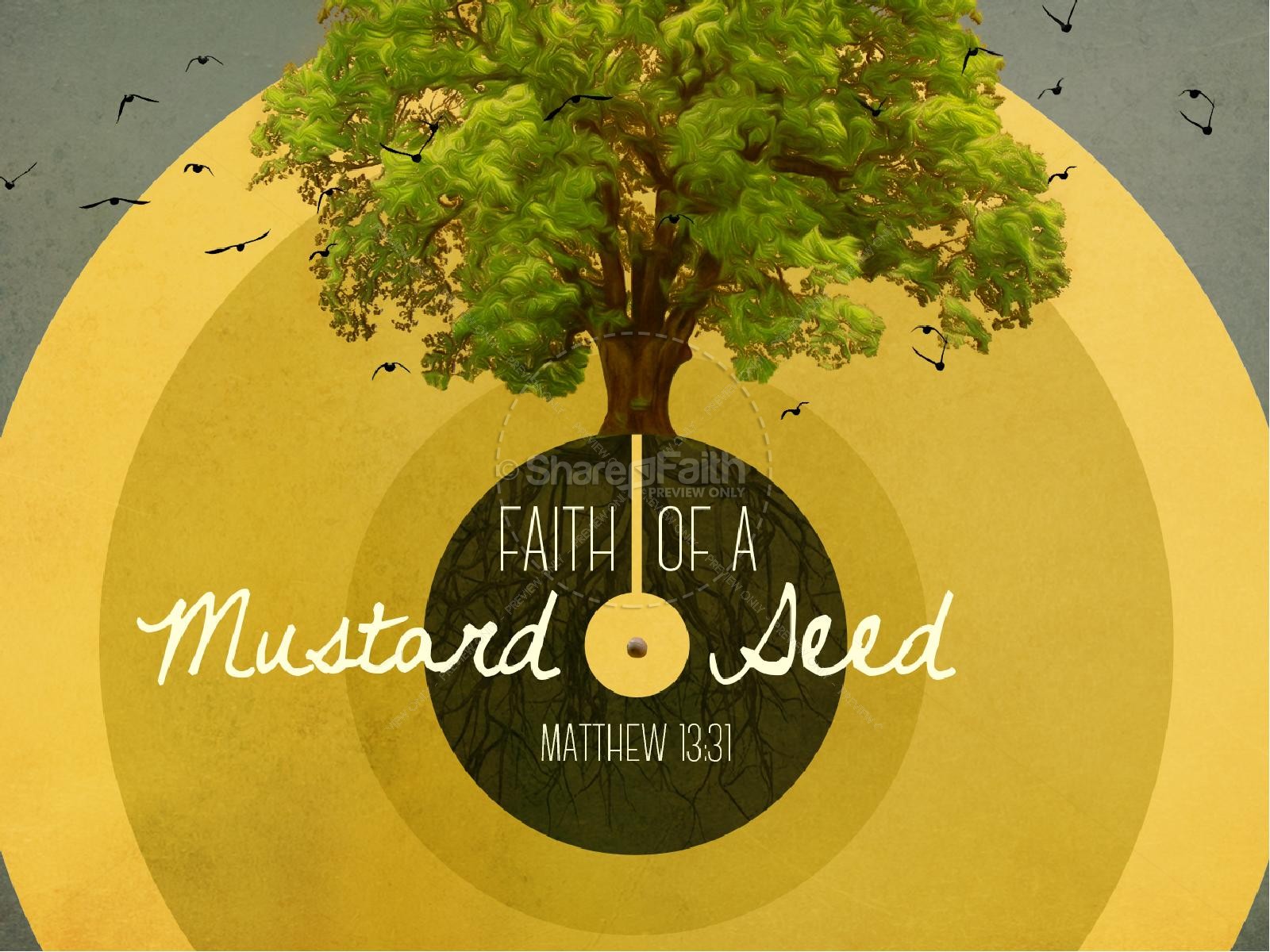 Faith Of A Mustard Seed Ministry Powerpoint   Powerpoint Sermons