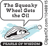 Free  Rf  The Squeaky Wheel Gets The Oil Clipart   Illustrations  1