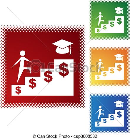 Illustration Of Student Financial Aid Csp3608532   Search Clipart