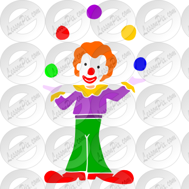 Juggler Stencil For Classroom   Therapy Use   Great Juggler Clipart