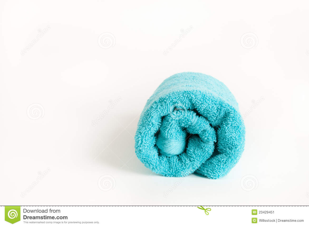 More Similar Stock Images Of   Rolled Up Blue Towel  