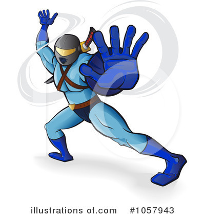 Ninja Clipart  1057943 By Paulo Resende   Royalty Free  Rf  Stock    