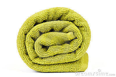 Rolled Up Green Towel Editorial Photo   Image  17904756