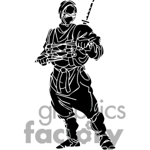 Royalty Free Ninja Clipart 002 Clipart Image Picture Art   384724