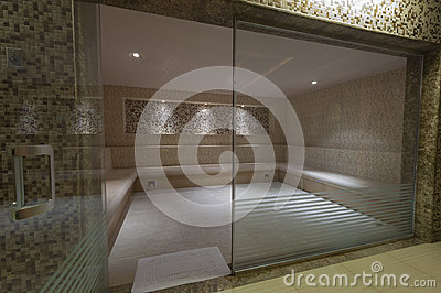 Steam Room In A Health Spa Stock Image   Image  27283401