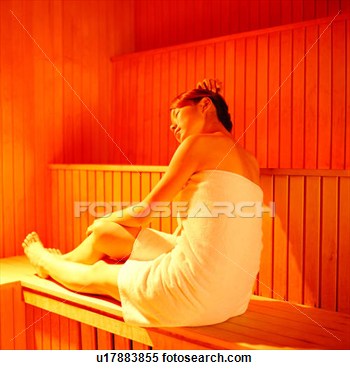 Stock Image Of Skin Care Beauty Girls Sauna And Steam Room Woman