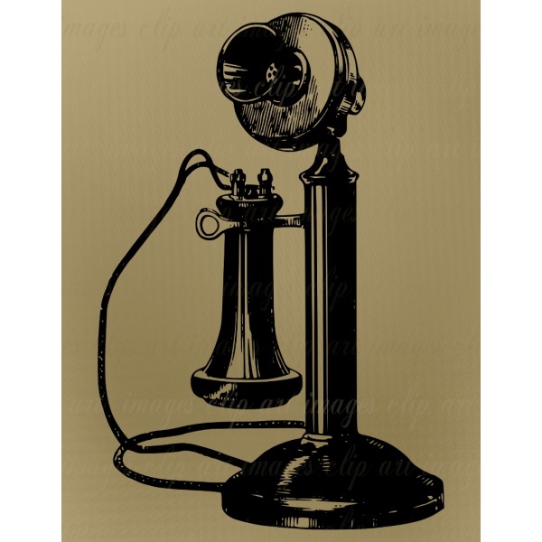 Antique Telephone   Images Clip Art