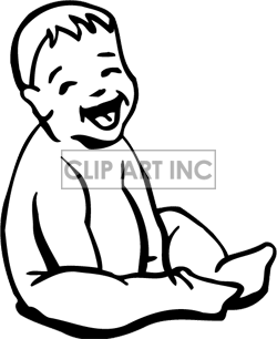 Baby Toddler Laughing People Babies Boy Boys Ppb0122 Gif Clip Art