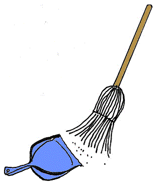Broom And Dust Pan Clipart   Free Clip Art Images