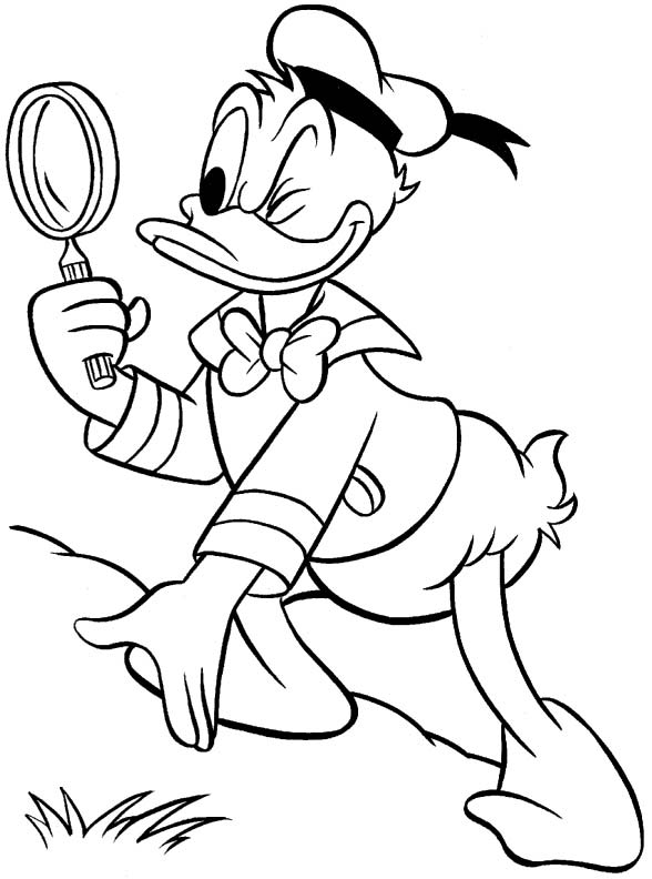 Donald Duck Coloring Pictures