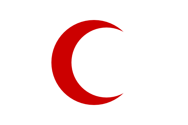 Flag Of The Red Crescent Clip Art At Clker Com   Vector Clip Art