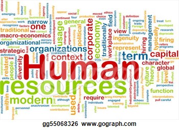 Illustration Of Human Resources Management  Clipart Drawing Gg55068326