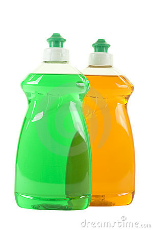 Liquid Dish Soap Clip Art Two Bottles Dishwashing Liquid