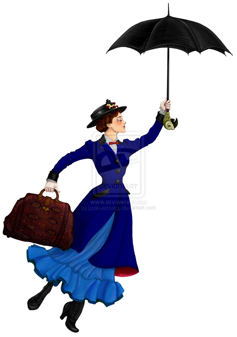 Mary Poppins Done No Backdrop By Justin Mctwisp On Deviantart