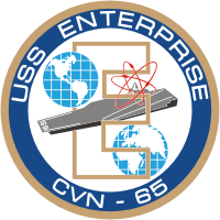 Navy Uss Enterprise  Cvn 65  Supercarrier Emblem  Crest