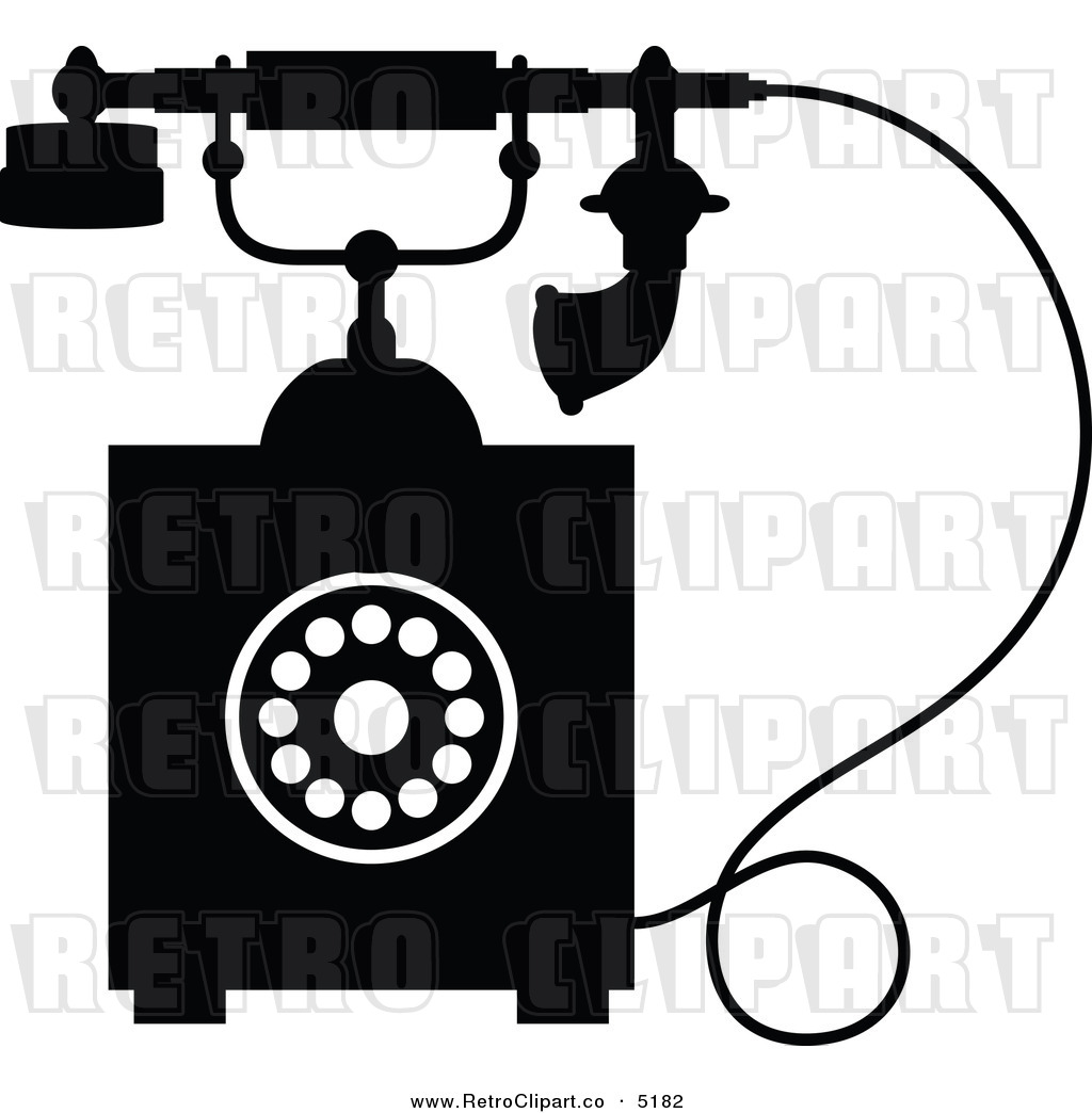 Royalty Free Antique Phone Stock Retro Clipart Illustrations