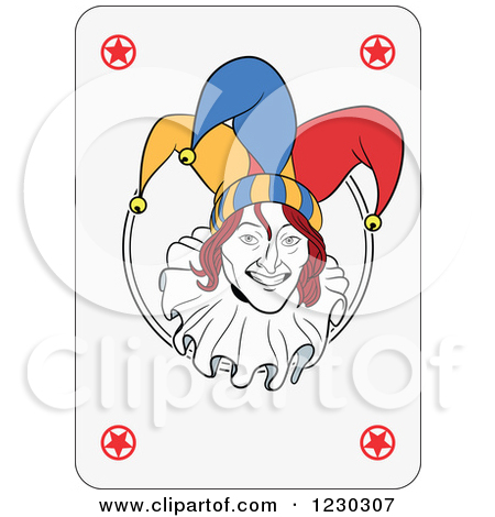 Royalty Free  Rf  Illustrations   Clipart Of Joker Playing Cards  1