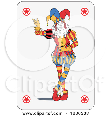 Royalty Free  Rf  Joker Playing Card Clipart   Illustrations  1
