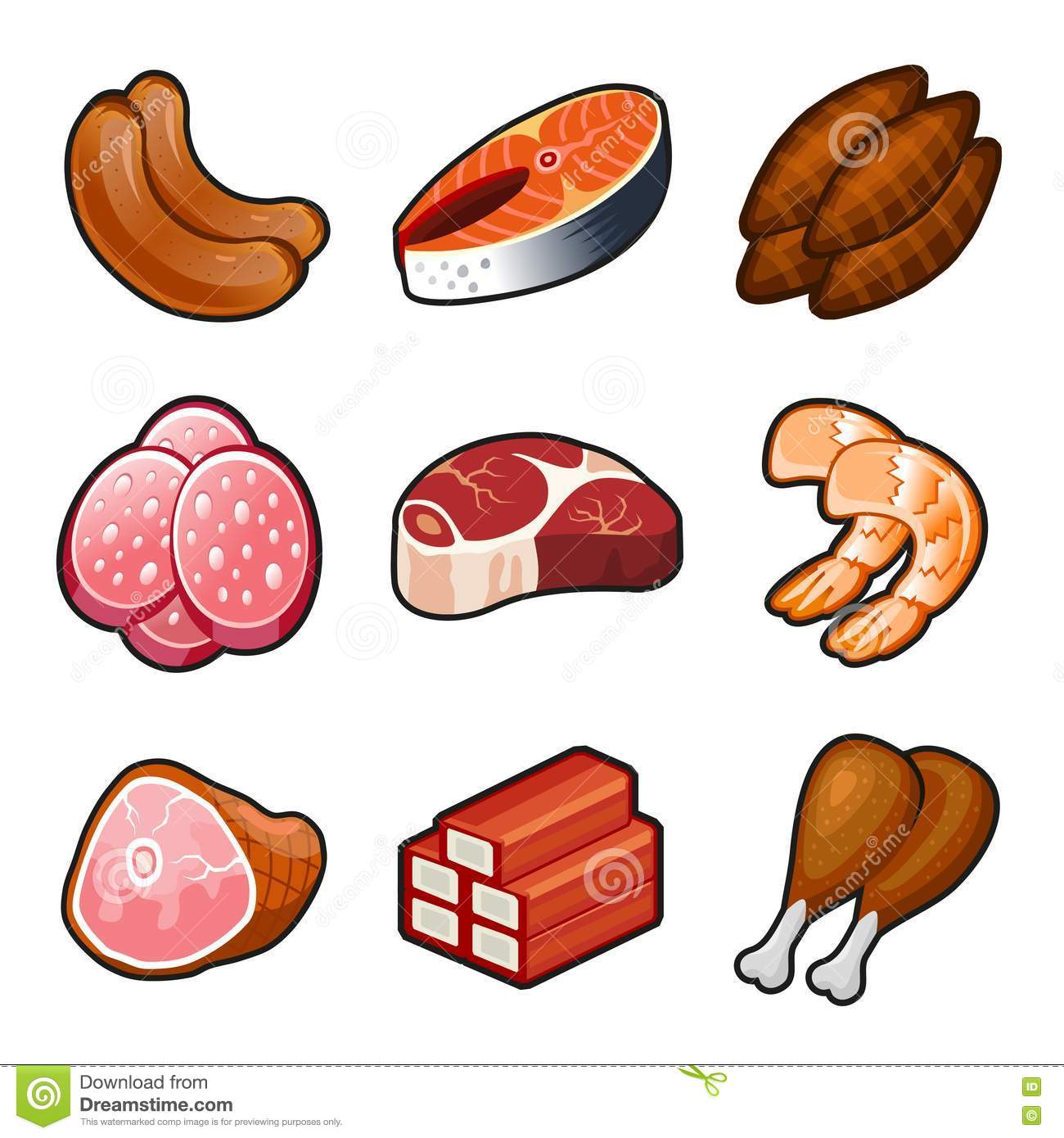 Showing Gallery For Meat Group Clipart