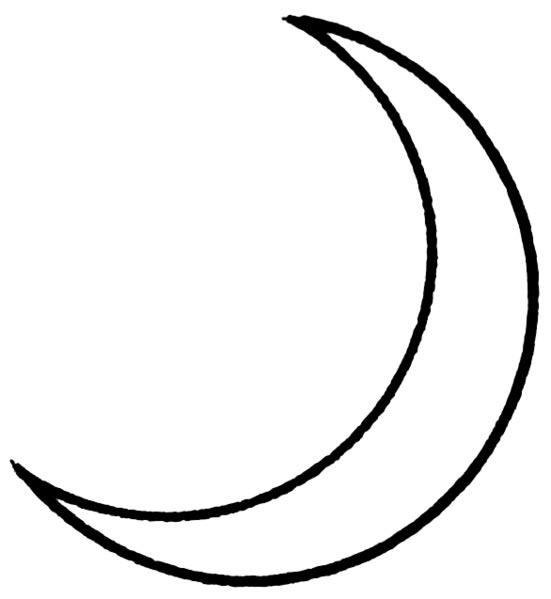 This Picture Features A Crescent  A General Crescent Shape Can Be