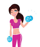 Workout Women Clipart Canstock6574382 Jpg