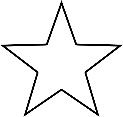 11 Star Outline Template Free Cliparts That You Can Download To You    