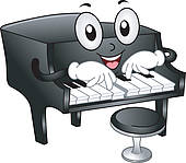 And Stock Art  60 Piano Lesson Illustration And Vector Eps Clipart