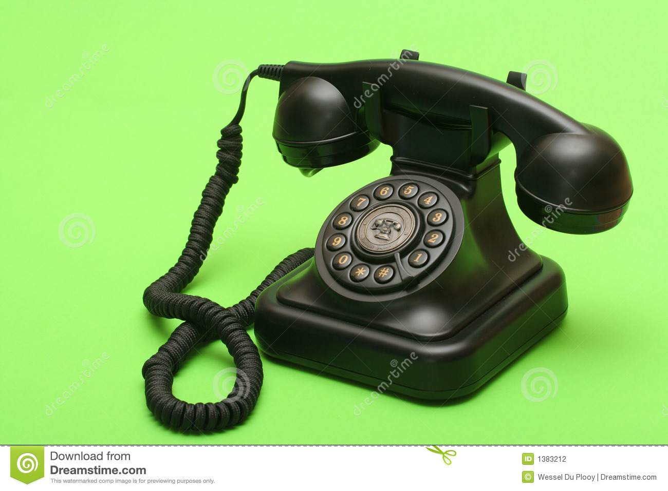 Antique Landline Phone Stock Photography   Image  1383212