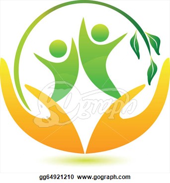 Clipart   Healthy And Happy People Logo  Stock Illustration Gg64921210