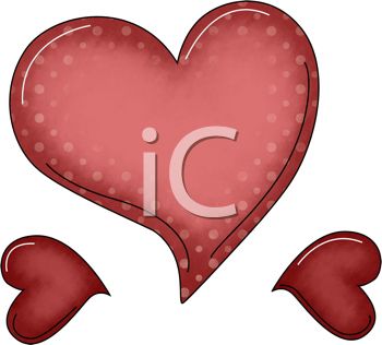 Country Heart Clipart A Clip Art Illustration Of A