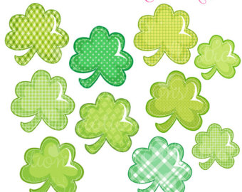Cute Digital Clipart   Commercial Use Ok   St  Patricks Day Clipart