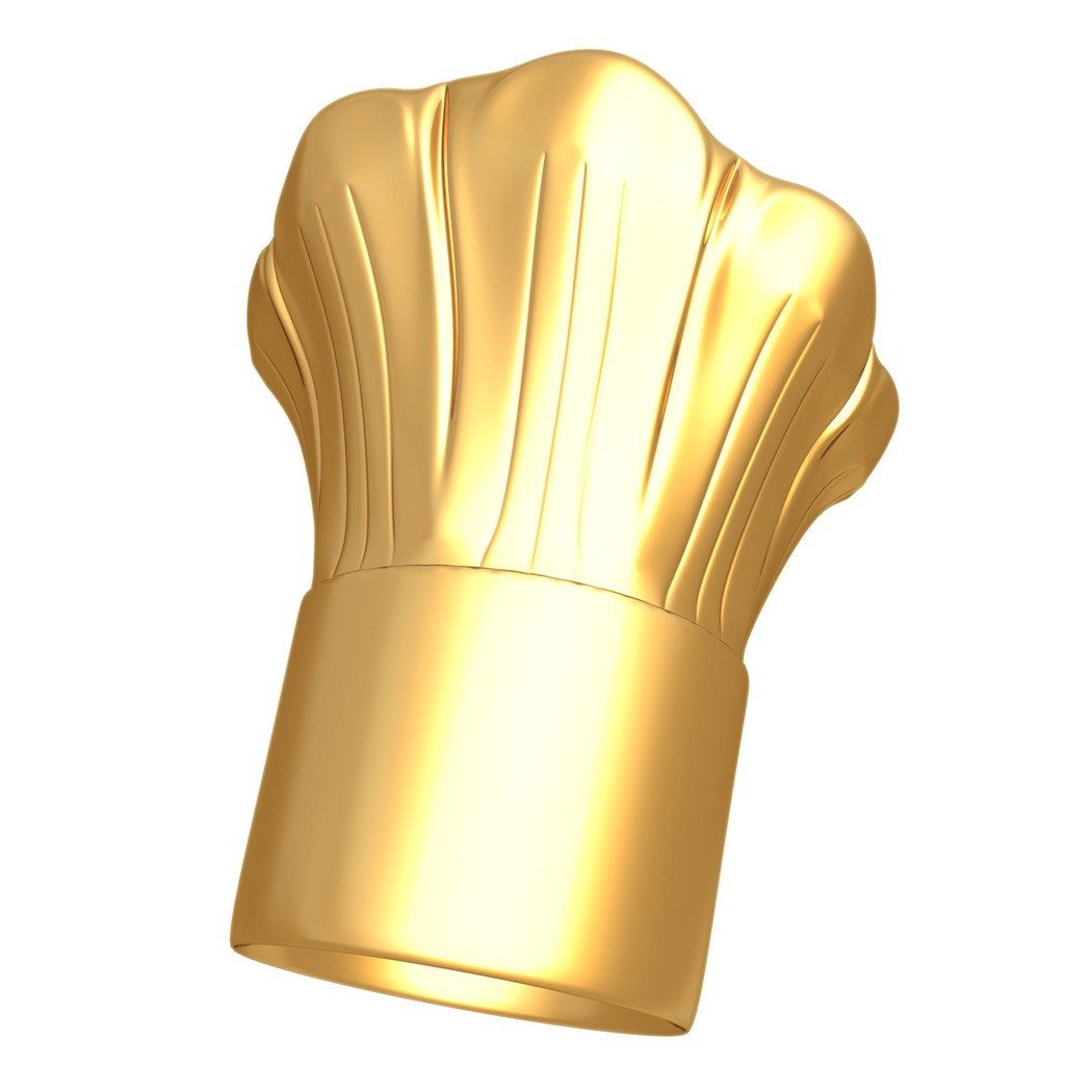 Gold Chefs Hat