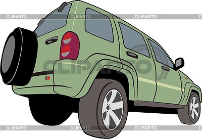Jeep Cherokee   Stock Vector Graphics   Cliparto